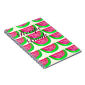 Juicy roze watermeloen recept notitieboek (Rechterzijde)