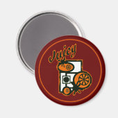 Juicy Sinaasappels Magneet (Voorkant / Achterkant)