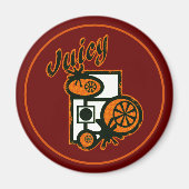 Juicy Sinaasappels Magneet (Voorkant)