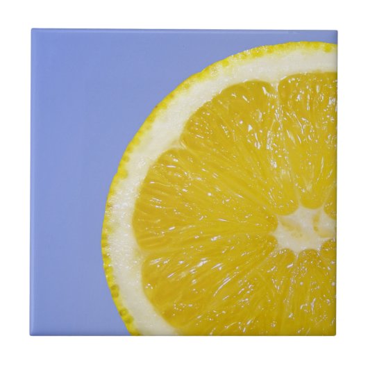 Juicy Slice of Lemon Tegeltje (Voorkant)
