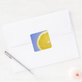Juicy Slice of Lemon Vierkante Sticker (Envelop)