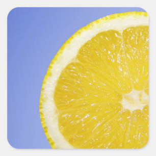 Juicy Slice of Lemon Vierkante Sticker