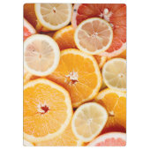 Juicy Sliced Citrus Fruits Klembord (Achterkant)