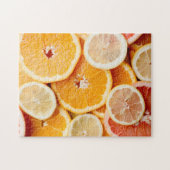 Juicy Sliced Citrus Fruits Legpuzzel (Horizontaal)