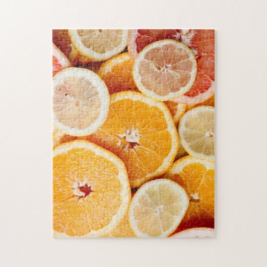 Juicy Sliced Citrus Fruits Legpuzzel (Verticaal)