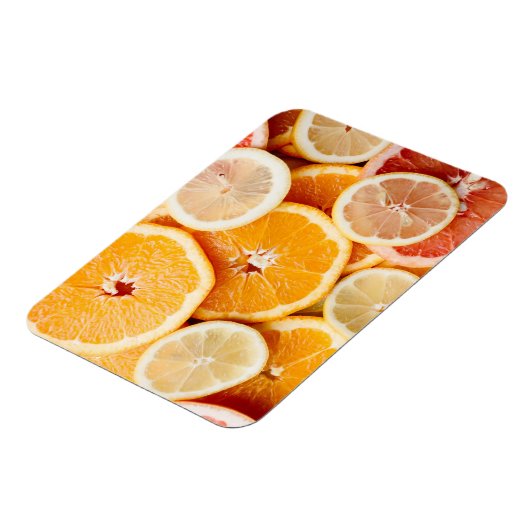 Juicy Sliced Citrus Fruits Magneet (Linkerzijde)