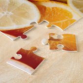 Juicy Sliced Oranje Citrus Fruits Legpuzzel (Zijkant)