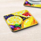 Juicy Stars en Fruity Skies. Bestel nu Bier Onderzetter (Linkerzijde)