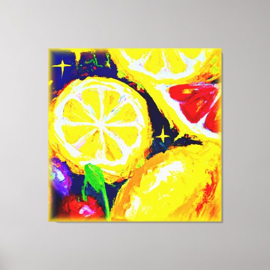 Juicy Stars en Fruity Skies. Bestel nu Canvas Afdruk (Voorkant)