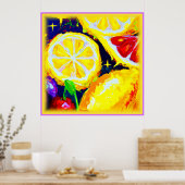 Juicy Stars en Fruity Skies. Bestel nu Poster (Keuken)