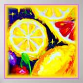 Juicy Stars en Fruity Skies. Bestel nu Poster (Voorkant)