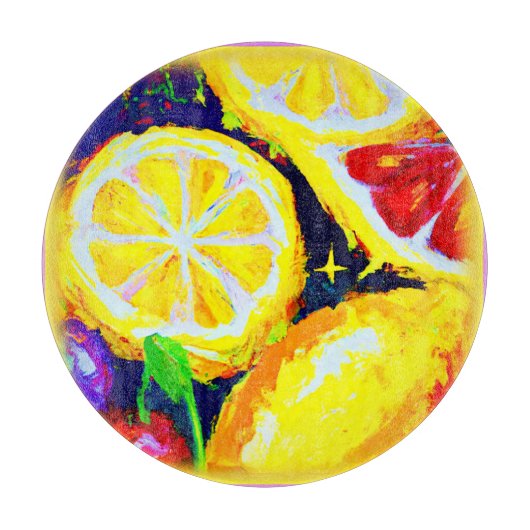 Juicy Stars en Fruity Skies. Bestel nu Snijplank (Voorkant)