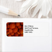Juicy Strawberries Adresetiketten Etiket (Insitu)