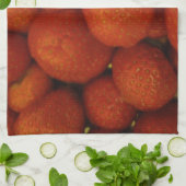 Juicy Strawberries Kitchen Towel Theedoek (Gevouwen)