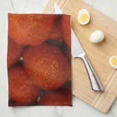 Juicy Strawberries Kitchen Towel Theedoek (Quarter Fold)