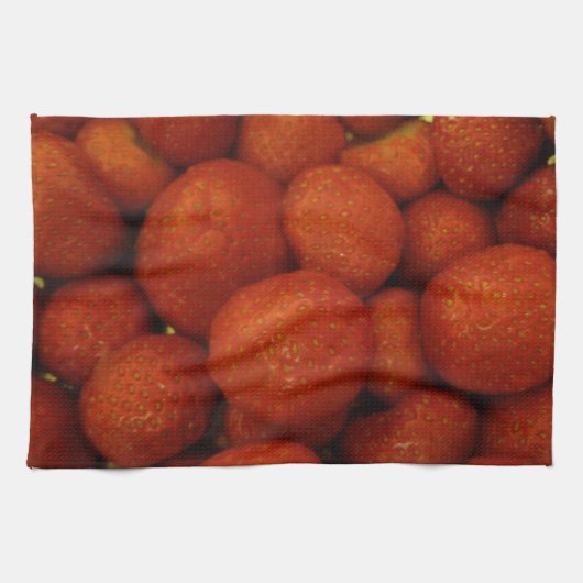 Juicy Strawberries Kitchen Towel Theedoek (Horizontaal)