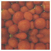 Juicy Strawberries patterned Craft Fabric Stof (Close Up)