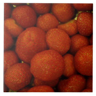 Juicy Strawberries Tile Tegeltje