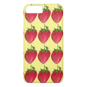 Juicy Strawberry fruit waterverf macro art Case-Mate iPhone Case