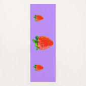 Juicy Strawberry in Pop Art Style Yogamat (Voorkant)