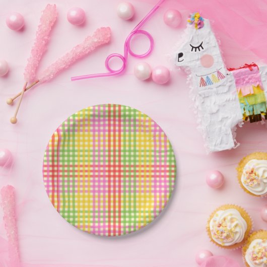 JUICY STRIPE Paper Borden Papieren Bordje (Feest)