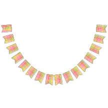 JUICY STRIPE Party Decor Banner Pennant Bunting