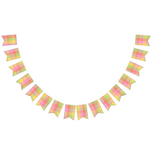 JUICY STRIPE Party Decor Banner Pennant Bunting (Alle)