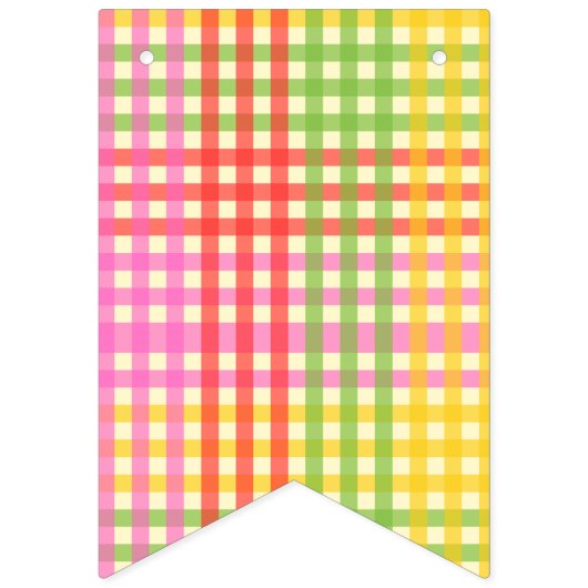 JUICY STRIPE Party Decor Banner Pennant Bunting (Tweede vlag)