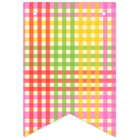 JUICY STRIPE Party Decor Banner Pennant Bunting (Eerste vlag)