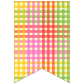 JUICY STRIPE Party Decor Banner Pennant Bunting (Derde vlag)