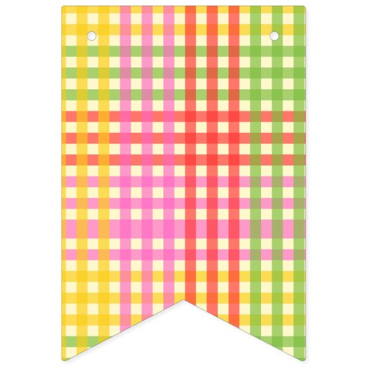 JUICY STRIPE Party Decor Banner Pennant Bunting (Derde vlag)