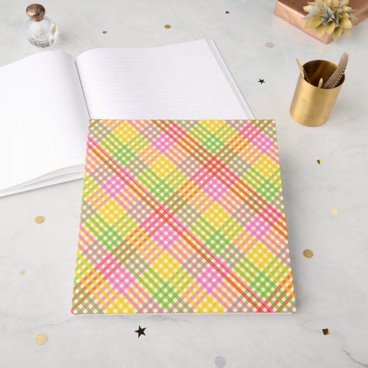 JUICY STRIPE Wedding Guest Book Gastenboek (Voorkant open)