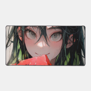 Juicy Summer Watermelon Anime Girl Bureaumat