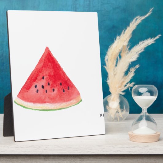 Juicy watermeloen fotoplaat (Zijkant)