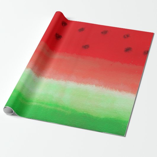 Juicy Watermelon Cadeaupapier (Uitgerold)