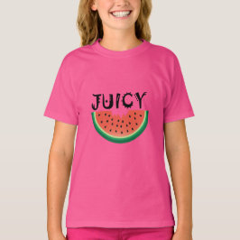 Juicy Watermelon - Girls' Basic T-Shirt