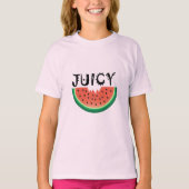 Juicy Watermelon - Girls' Basic T-Shirt (Voorkant)