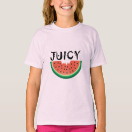 Juicy Watermelon - Girls' Basic T-Shirt