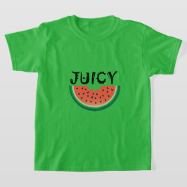 Juicy Watermelon - Girls' Basic T-Shirt