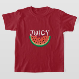 Juicy Watermelon - Girls' Basic T-Shirt