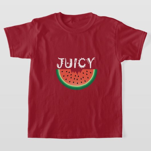 Juicy Watermelon - Girls' Basic T-Shirt (Laagn)