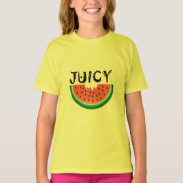 Juicy Watermelon - Girls' Basic T-Shirt