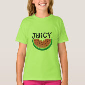 Juicy Watermelon - Girls' Basic T-Shirt (Voorkant)