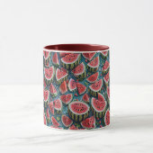 Juicy Watermelon Pattern Design 1 Mok (Midden)