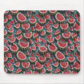 Juicy Watermelon Pattern Design 1 Muismat (Voorkant)