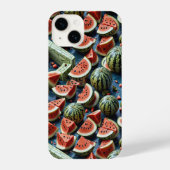 Juicy Watermelon Pattern Design 2 iPhone Hoesje (Achterkant)