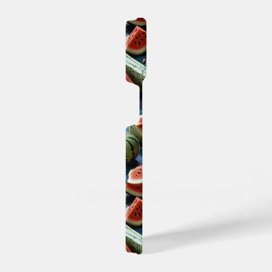 Juicy Watermelon Pattern Design 2 iPhone Hoesje (Rechterkant)