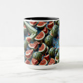 Juicy Watermelon Pattern Design 2 Mok (Midden)