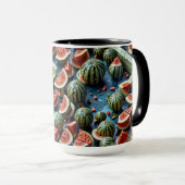 Juicy Watermelon Pattern Design 2 Mok (Voorkant rechts)