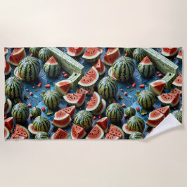 Juicy Watermelon Pattern Design 2 Strandlaken